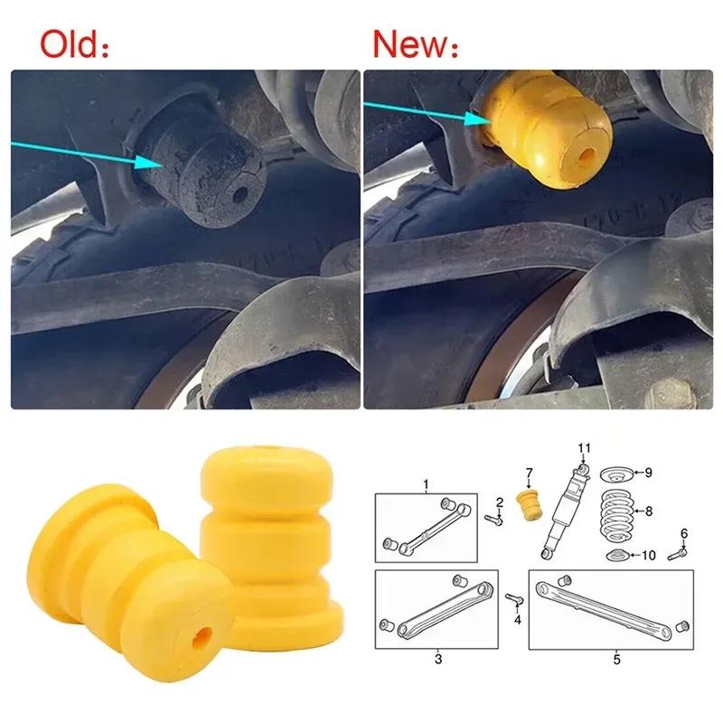 Effective Front & Rear Position Control Bump Stop For Cadillac Chevy OEM Numbers 15153958 15039397 905-208 Shock Absorber Blocks