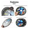 3-Pass Tile Cutter Disc Saw Grinder 4.5 Inch
