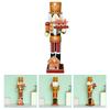Scene Nutcracker Ornament Christmas Decorations Wooden Gingerbread House Chef Figure