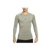 Pro Comfortable Quick-Drying Soft Breathable Fitness Shirt Men Tops Light-Army-Green Black FB7920-320