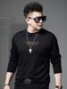 European Station 2025 New Men's Long-Sleeve T-Shirt Trendy Versatile Round-Neck Base Shirt Autumn Fashion Brand Printed Top