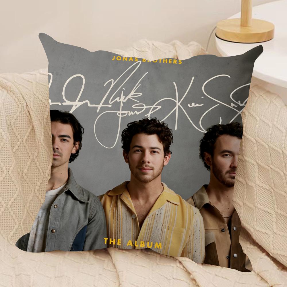 J-Jonas B-Brothers Наволочка для подушки Мягкая Плюшевая Ткань Двусторонняя Печатная Наволочка для Подушки на Диван Для Всех Сезонов Домашний Декор Подарок