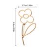 Lapel Simple Pin Scarf Buckle Fashion Flower Brooch Alloy Hollow