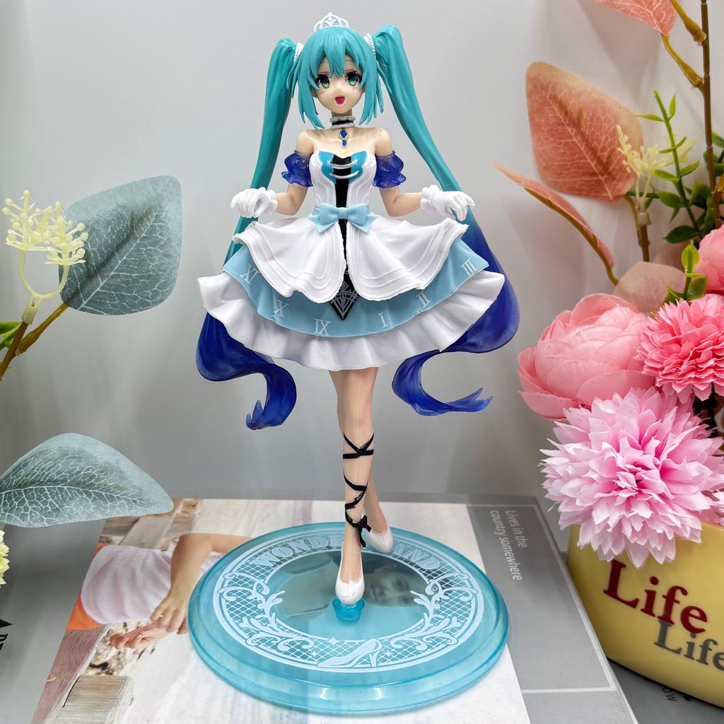 Hatsune Miki Anime Character Kawaii Pvc Model Standing and Sitting Doll Action Doll Collection Decorations Christmas Toys Gifts