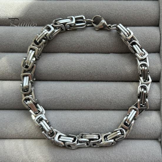 Мужской браслет изысканный не выцветает пряжка застежка титановая сталь мужской браслет ювелирные изделия повседневная одежда