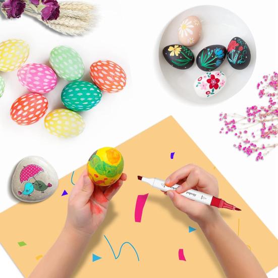 120 шт. спиртовых художественных маркеров, кистей и наконечников-долот, маркеры профессионального класса на спиртовой основе для детей, художников, рисунков, живописи