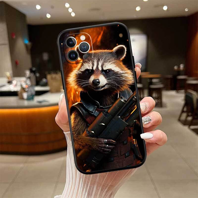 Rocket Raccoon Case for Samsung Note 20 10 S25 Plus Ultra Lite FE M20 M21 M30 M31 M51 A11 A26 A51 A52 A53 A56 A70 A71 A72 A73