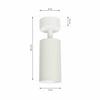 Mica Spot White 1Xgu10 Fixture