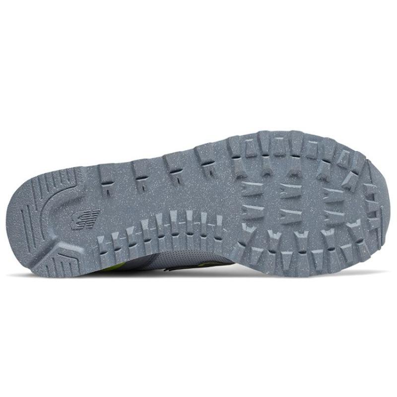 New Balance 515 Women Daily Cushioned Supportive Wear Resistant Low Marathon Running Shoes Gray Yellow WL515OVC