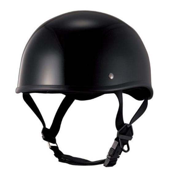 Мотошлем Yamashiro JUQUE Half Ducktail Free Черный XD001, DUB, Размер,