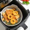 Силиконовая форма для выпечки для аэрофритюрницы, многоразовая, антипригарная силиконовая подкладка для мяса, овощей, десертов, легко моется, аксессуары для аэрофритюрницы