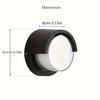 New Outdoor Wall Lights, Low Profile Modern Wall Sconce Porch Lights Outdoor Wall Light Fixtures Waterproof Wall Mounted Lamp
