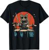 Cat Playing Drum Sunglasses Drumming Funny Drummers Gifts T-Shirt