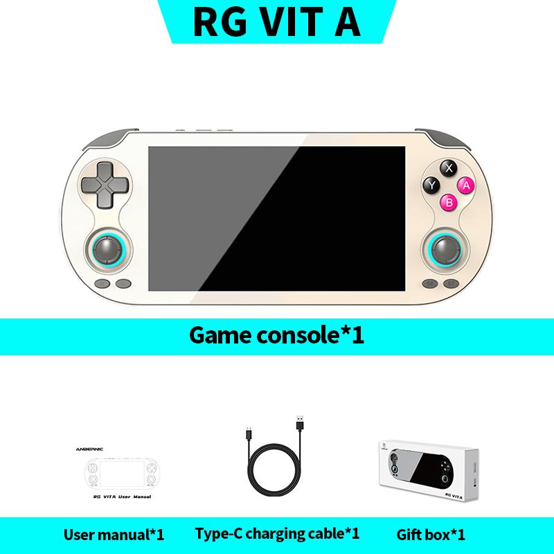 ANBERNIC RG VITA / RGVITA Pro Портативная игровая консоль IPS Сенсорный экран 5000 мАч Видеоигровой плеер Поддерживает потоковое вещание с ИИ RixelHK