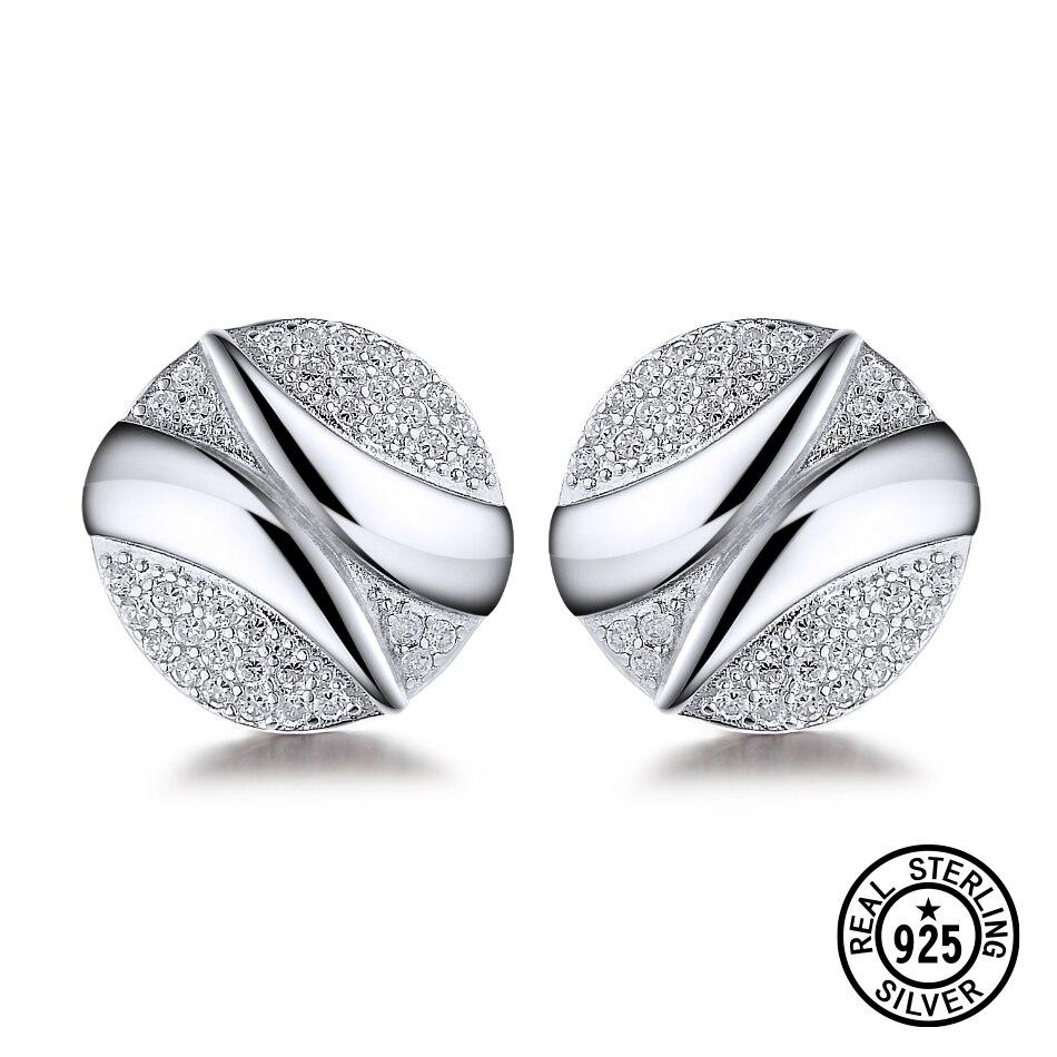 Серьги из стерлингового серебра 925 пробы с микро-паве, прозрачный циркон, русский стиль, английский замок, клипса, роскошные женские подарки для девочек, ювелирные украшения