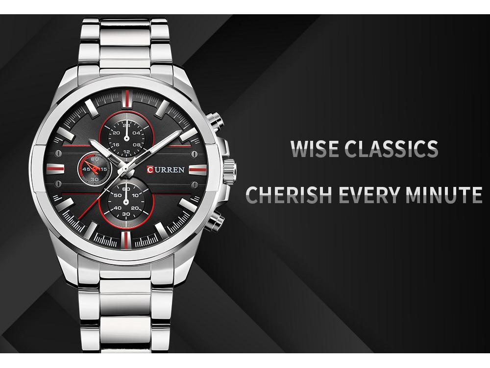 CURREN 8274 Men's Waterproof Business Casual Wristwatch