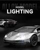 1/24 Lamborghini LP770-4 Alloy Electroplated Sports Car Model Diecasts Metal Racing Super Car Vehicles Model Sound Light Kids Toy Gift