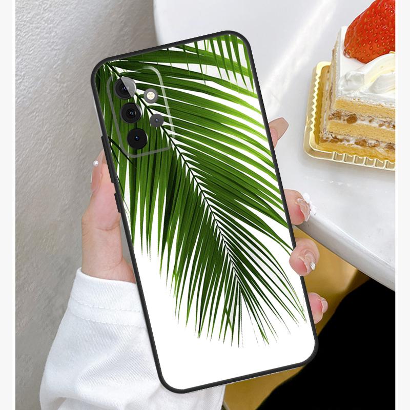 Чехол 'Тропические листья' для Samsung Galaxy A15 A25 A35 A55 A51 A71 A12 A32 A52 A13 A33 A53 A14 A34 A54