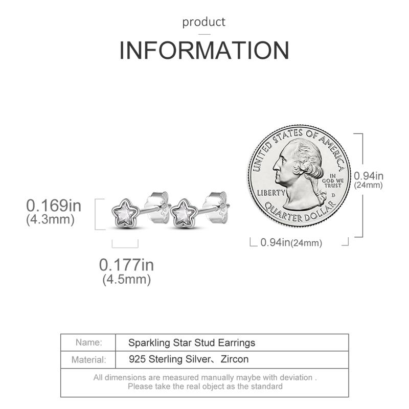 Тренд Новые Сверкающие Круглые Квадратные Серьги-гвоздики Звезда Бабочка для Женщин Девушек Серьги Серебристого Цвета для Подростков Роскошные Ювелирные Изделия