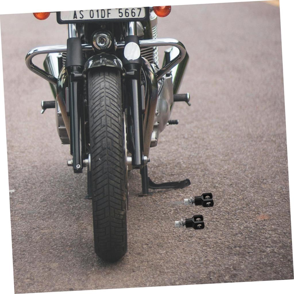 HAPINARY Motorcycle Foot Pegs Support Kit Rear Passenger Foot Rest Mount Hardware Easy Installation