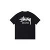 Футболка Stussy с коротким рукавом для подростков Свободный крой Хлопок 270 г Круглый вырез Повседневная одежда