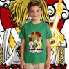 One Piece Sanji Wano Anime Print Cotton T Shirt for Boys Girls Kids Casual Short Sleeve Top Soft Breathable