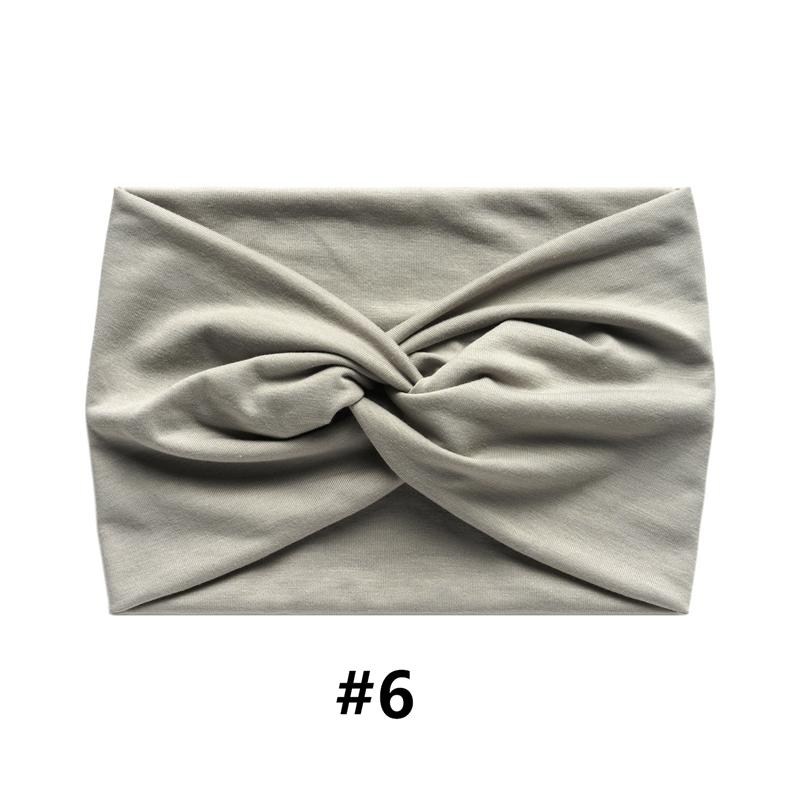 Широкие повязки на голову для женщин Очень большая повязка на голову в виде тюрбана Повязка на голову в стиле бохо Повязка на голову с витым узлом Спортивные эластичные нескользящие повязки на голову для тренировок Аксессуары для больших волос