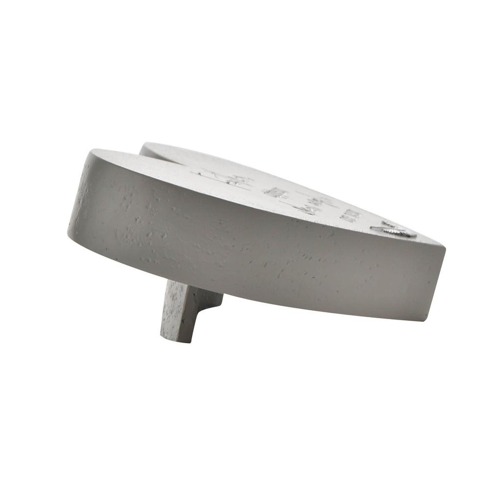 Thoughts of You Memorial Graveside Heart Plaque - Feathers