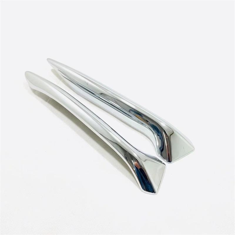 For Nissan Qashqai J11 2018 Front Bumper Fog Light Lamp Eyelid Eyebrow Cover Foglight Trims Car Styling Accessories