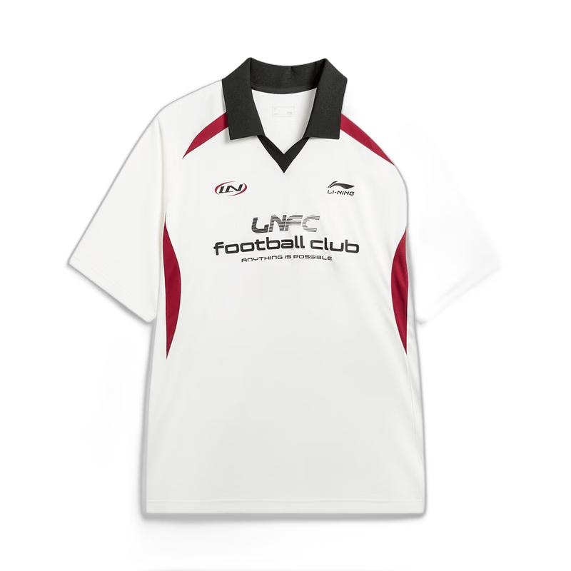 Li-Ning Унисекс ретро-поло с коротким рукавом