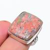 Unakite Gemstone 925 Sterling Silver Jewelry Ring Size 7