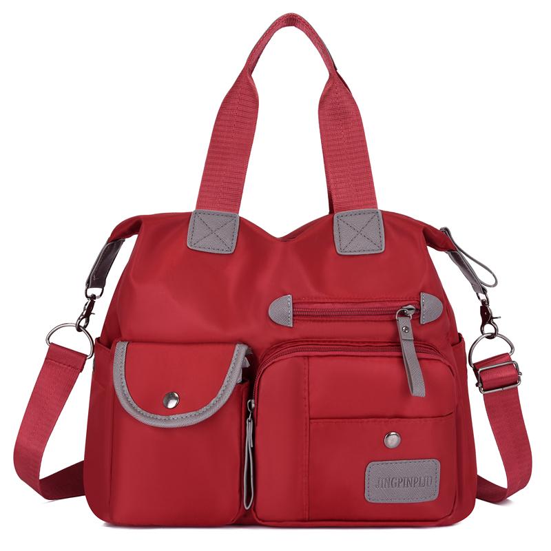 Женская водонепроницаемая сумка через плечо – легкая нейлоновая сумка, большая вместимость и устойчивость к разрывам