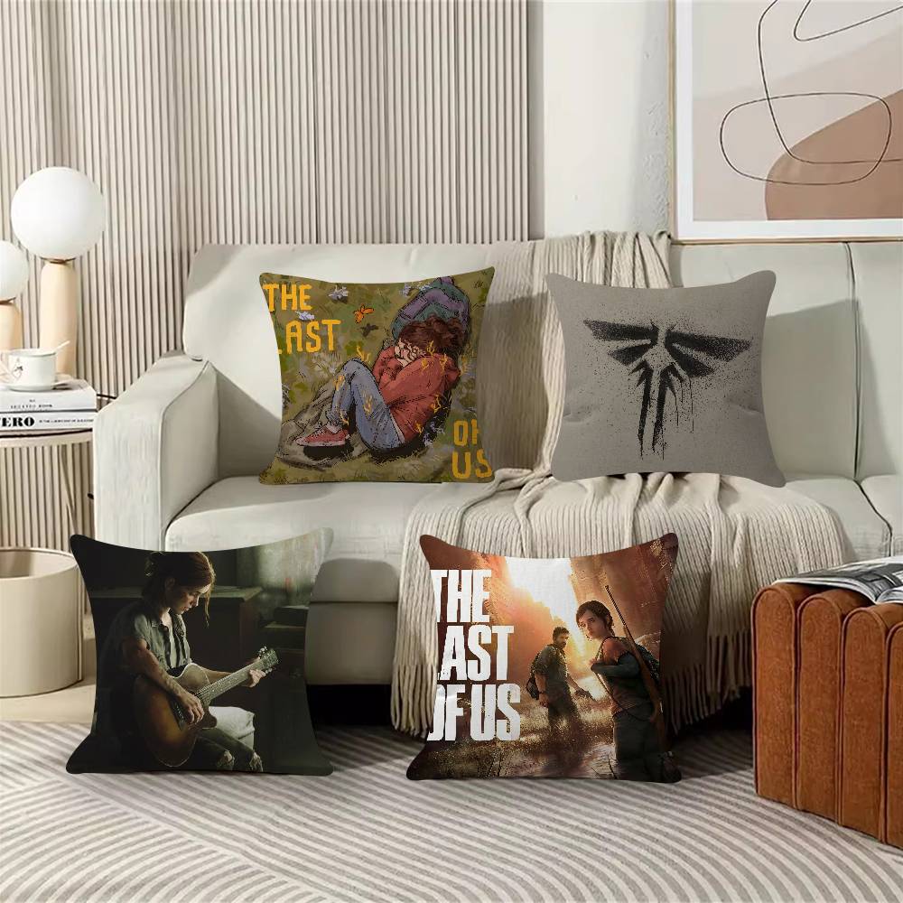 Game The Llast Cool Of Us Office Cushion Pillowcase Car Cushion Cover45X45CM Lumbar Pillowcase Sofa Pillowcover