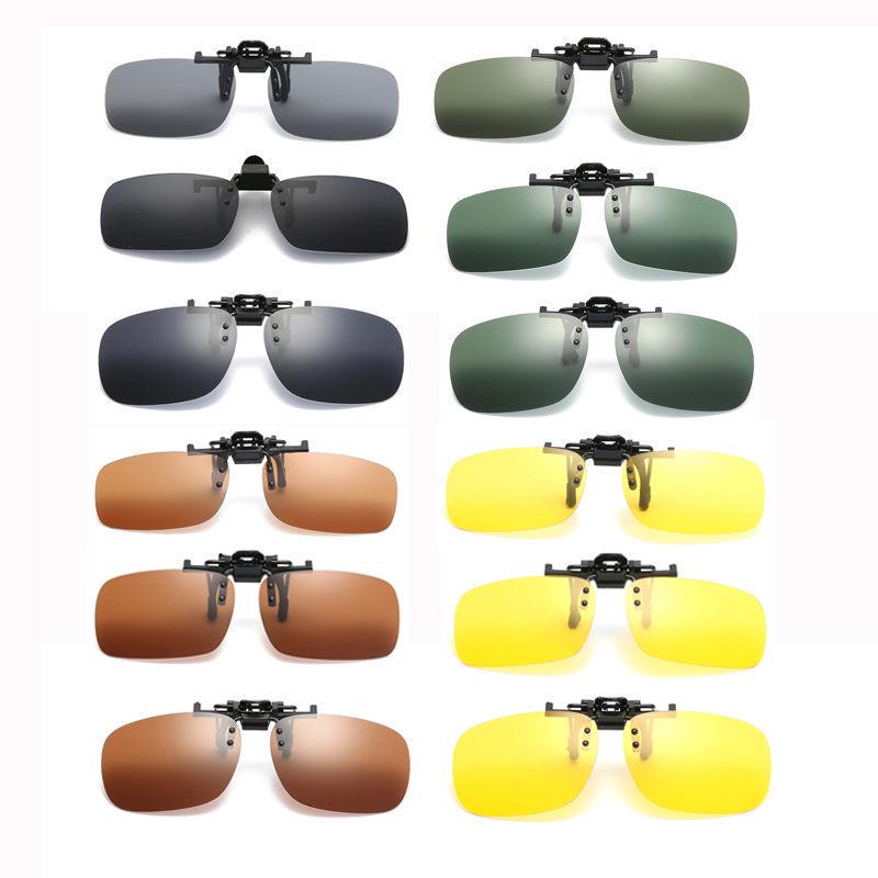 Day Night Unisex Flip-up Clip On Vision Lens Fashion Driving Sunglass Maxnina Glasses Accessories