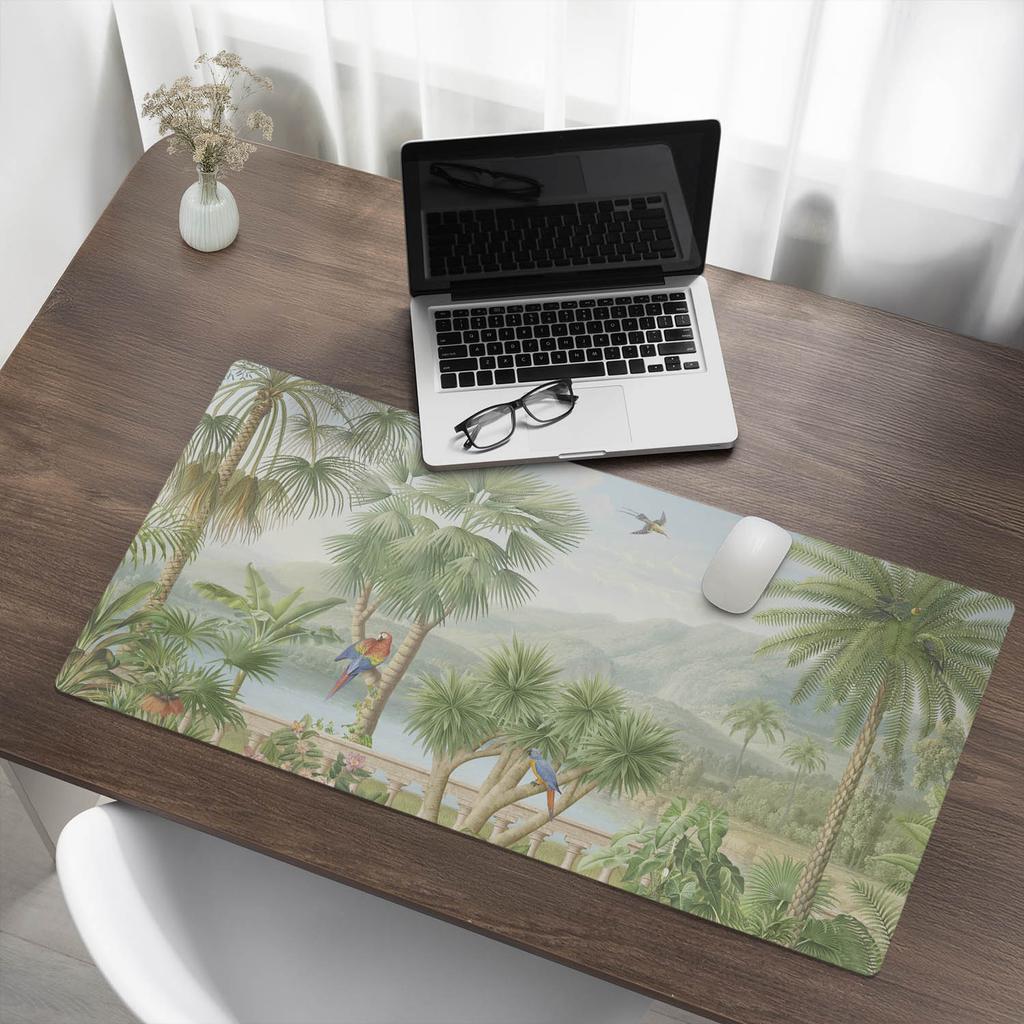 Designer Protective Laptop Pad Tropical Landscape 100x50 cm