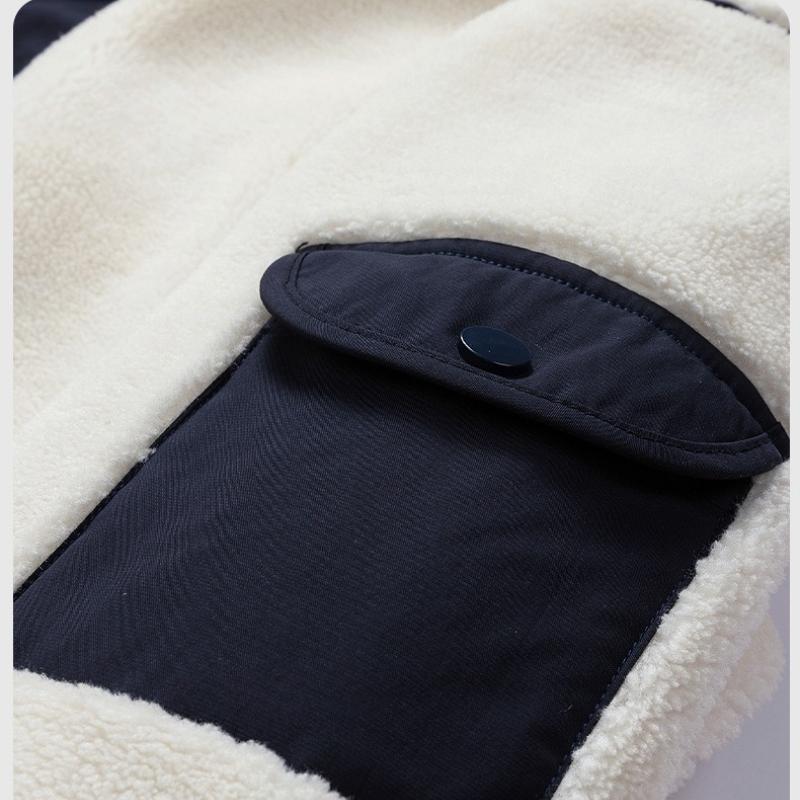 Утепленная рокерская бархатная хлопковая одежда мужская зимняя высококлассная свободная хлопковая одежда трендовая хлопковая одежда с капюшоном мужская модная повседневная куртка