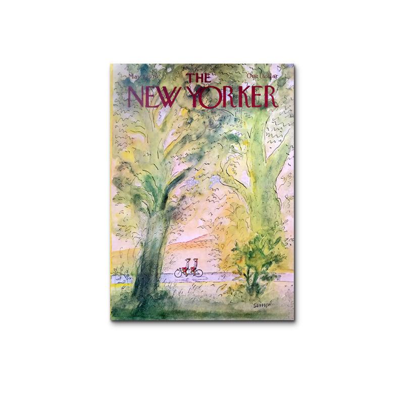 Винтажный Холст-Постер The N-New Yorker Подходит Для Домашней Гостиной Спальни Офиса Бара Настенного Декора