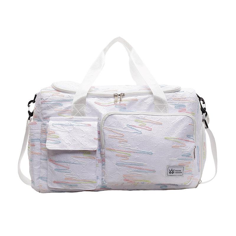 Korean-style women's yoga fitness bag, new model with dry and wet separation, multi-pocket travel bag, handbag for pregnant women and maternity use