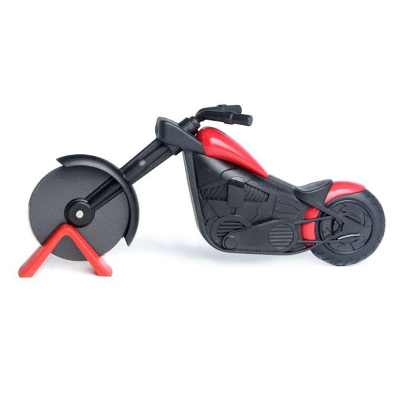 Versatile Motorcycle Pizza Cutter Knife Roller With Classic Appeal For Pizza Lovers
