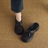 Fashion Street Style Platform Heel Women Mules Slippers Fashion Cover Toe High Heel Slip On Shoes Ladies Comfort Outdoor Lazy Slides
