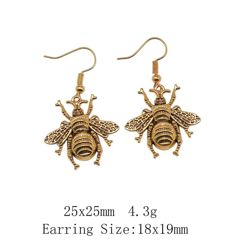 Подарки для женщин Серьги-клипсы в виде пчелиных сот, серьги-подвески и висячие серьги, женская одежда, милые серьги