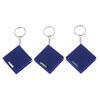 Multifunctional Key Rings Tape Measure Square Steel Ruler with Horizontal Bubble Level & Plastic Housing for Household