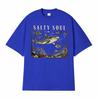 Salty Soul Fish Retro Beach Shark Funny Graphic Animal T Shirts Unisex Women Vintage Short Sleeve Tshirts Summer Oversized T Shirt