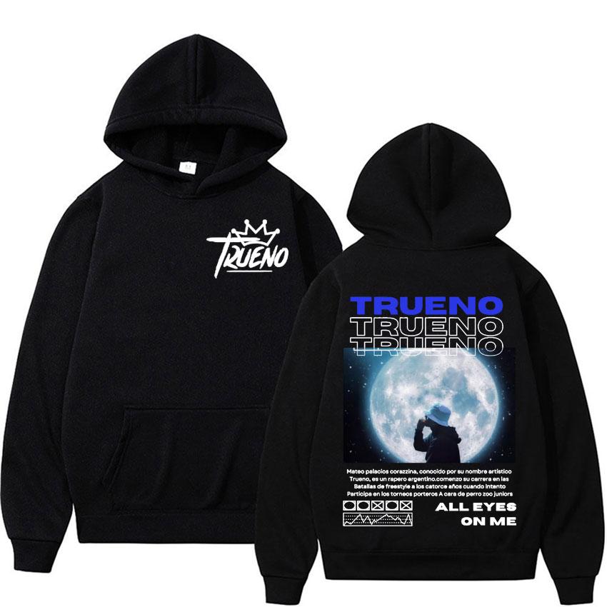Rapper Trueno Album Cover Hoodie Male Harajuku Hip Hop Punk Rock Hoodies Men Women High Quality Fashion Casual Fleece Sweatshirt