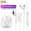 LUJING Wired Headphones With Microphone 3.5 Mm Stereo Sports Music Headphones IOS Jack For Apple i-Pad Huawei Type C