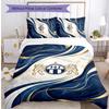 FC Zürich Printed 3PCS Bedding Set Breathable Duvet Cover with Pillowcases Decorative Bed Linen for Bedroom Home