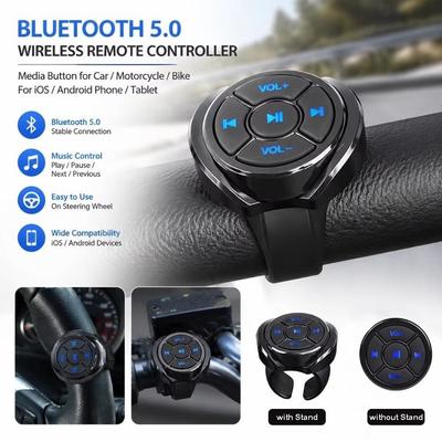 Wireless Connectivity Wireless Media Button Steering Wheel Remote for Android iOS Devices Car Kit