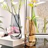 Набор из 2 ваз для цветов для домашнего декора Декоративные предметы для гостиной Обеденный стол Холл Спальня Офис Кухня Подарки Украшения Товары Новые