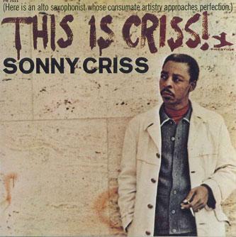 CD SONNY CRISS - This Is Criss VICJ41180 VICTOR Japan Obi Джаз Б/у