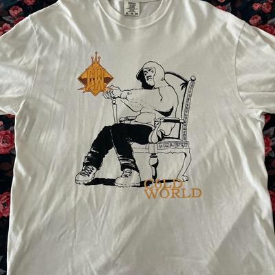 Винтаж Хлопковая Футболка Группы Cold World Унисекс Концертная S до 5XL El0253